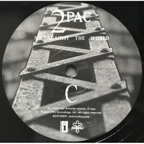 Виниловая пластинка 2PAC — ME AGAINST THE WORLD (2LP)