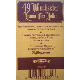 49 Winchester: Leavin' This Holler (Limited Autographed Edition) (Metallic Gold Vinyl) (LP)