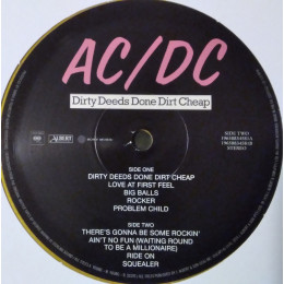 AС/DС / Dirty Deeds Done Dirt Cheap (50th Anniversary Edition) (Gold Nugget Vinyl + Artwork Print) (1LP)