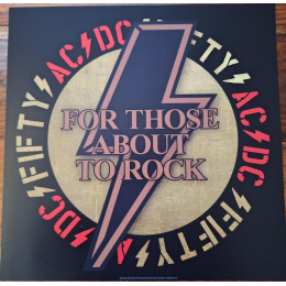 AС/DС - For Those About To Rock (We Salute You) (50th Anniversary Edition) (Gold Nugget Vinyl + Artwork Print) (1LP)