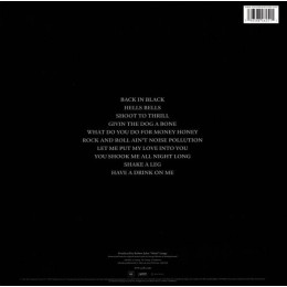 AC/DC / Back in black - black & white swirl (1LP)