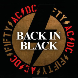 AC/DC / Back in black - black & white swirl (1LP)