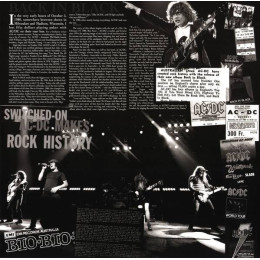 AC/DC / Back in black - black & white swirl (1LP)