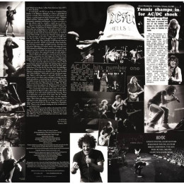AC/DC / Back in black - black & white swirl (1LP)