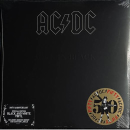 AC/DC / Back in black - black & white swirl (1LP)