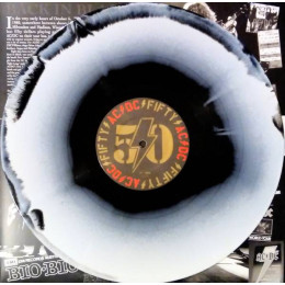 AC/DC / Back in black - black & white swirl (1LP)