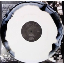 AC/DC / Back in black - black & white swirl (1LP)