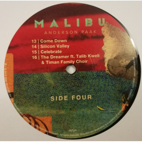 Виниловая пластинка Paak Anderson / Malibu (2LP)