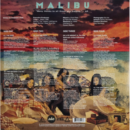 Виниловая пластинка Paak Anderson / Malibu (2LP)
