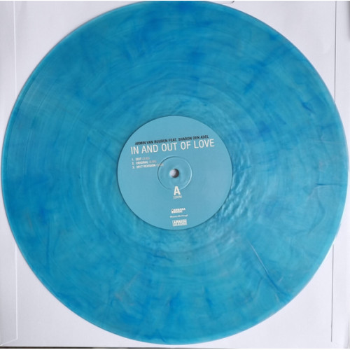 Виниловая пластинка Armin van Buuren Feat Sharon den Adel – In And Out Of Love (12", Limited Edition, Numbered, Blue & Silver Marbled) Single