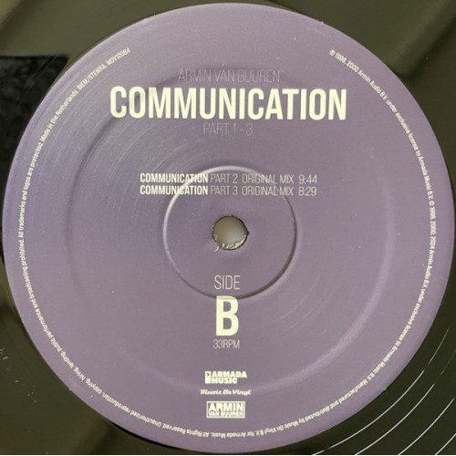 Виниловая пластинка Armin Van Buuren / Communication 1to3 (1LP)