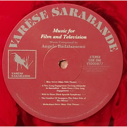 Badalamenti Angelo / Music For Film And Television (Ruby) (1LP)