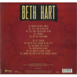 Beth Hart - Better Than Home (Limited Edition 180 Gram Transparent Vinyl LP)
