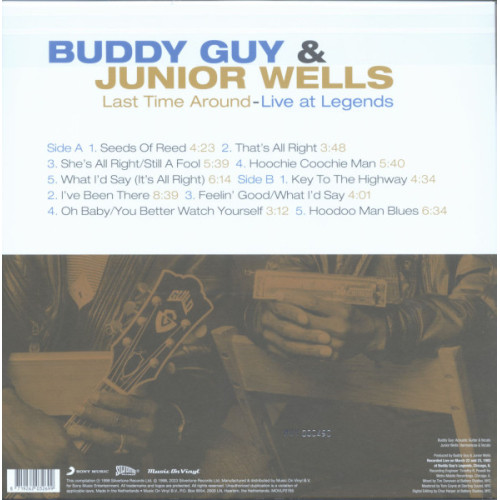 Виниловая пластинка Buddy Guy & Junior Wells – Last Time Around - Live At Legends