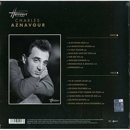 Виниловая пластинка Aznavour, Charles - La Collection Harcourt (Limited White Vinyl LP)