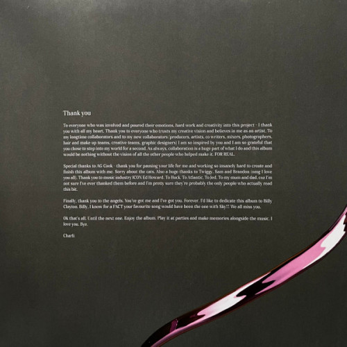 Виниловая пластинка Charli XCX – Charli (2LP) 2019 Black, Gatefold