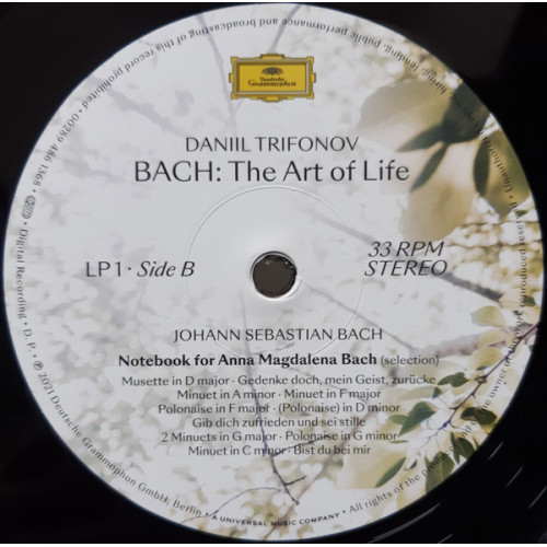 Виниловая пластинка Daniil Trifonov - BACH: The Art of Life (Vinyl Set)