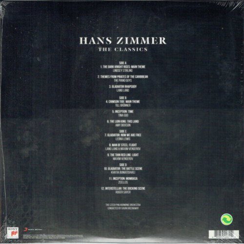 Виниловая пластинка HANS ZIMMER - THE CLASSICS (2 LP)