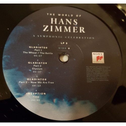 Виниловая пластинка Sony Hans Zimmer The World Of Hans Zimmer - A Symphonic Celebration (Limited 180 Gram Black Vinyl/Gatefold)