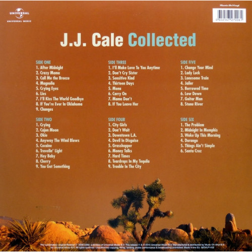 Виниловая пластинка J.J. Cale - Collected (Black Vinyl 3LP)