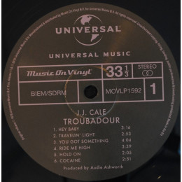 J.J. Cale — TROUBADOUR (LP)