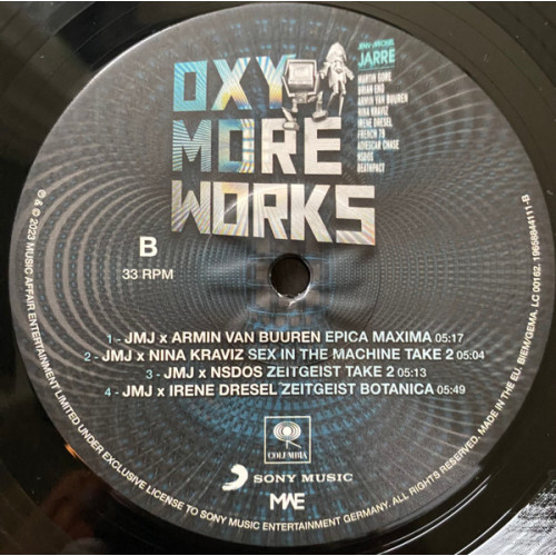 Виниловая пластинка Jean Michel Jarre - Oxymoreworks (Black Vinyl LP)