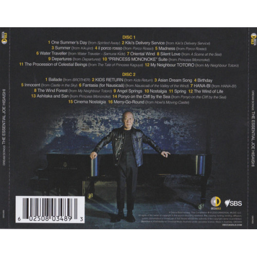 Компакт-диск Joe Hisaishi – Dream Songs: The Essential Joe Hisaishi (2CD) 2020