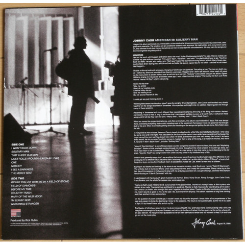 Виниловая пластинка Johnny Cash / American III: Solitary Man (LP)