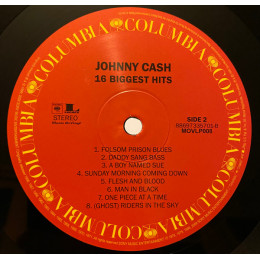 JOHNNY CASH / 16 BIGGEST HITS (LP)