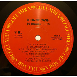 JOHNNY CASH / 16 BIGGEST HITS (LP)