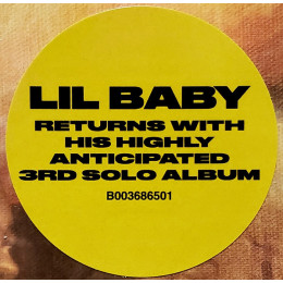 Lil Baby - It's Only Me (Black Vinyl 2LP)