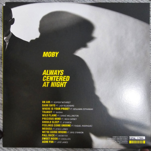 Виниловая пластинка Moby – Always Centered At Night (Numbered) 2LP