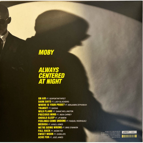 Виниловая пластинка Moby - Always Centered At Night (Yellow Vinyl 2LP, Limited Edition)