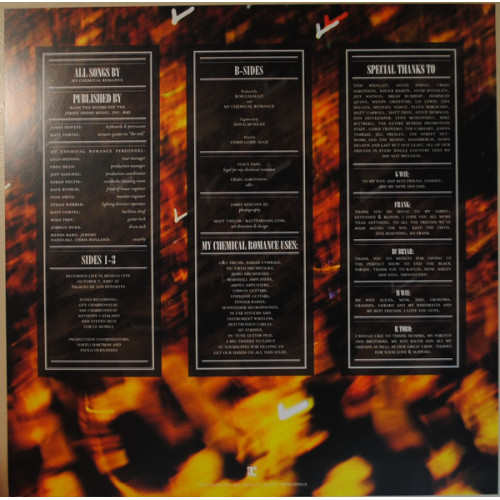 Виниловая пластинка My Chemical Romance, The Black Parade Is Dead! (Black Vinyl/Gatefold)