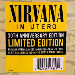 Nirvana / In Utero (30th Anniversary Limited Edition)(LP+10"Vinyl Single)