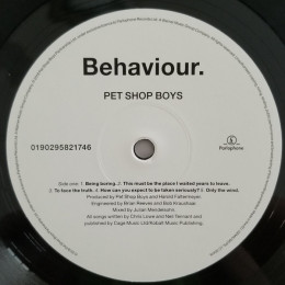 Pet Shop Boys – Behaviour (LP) 2018