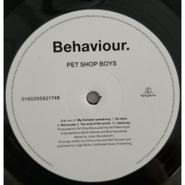 Pet Shop Boys – Behaviour (LP) 2018