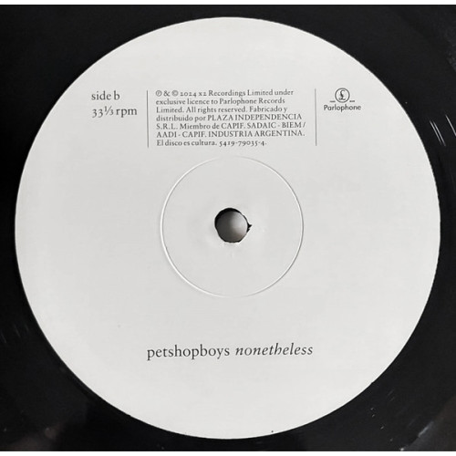 Виниловая пластинка Pet Shop Boys – Nonetheless (LP) 2024