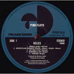 PLG Pink Floyd Relics (180 Gram)