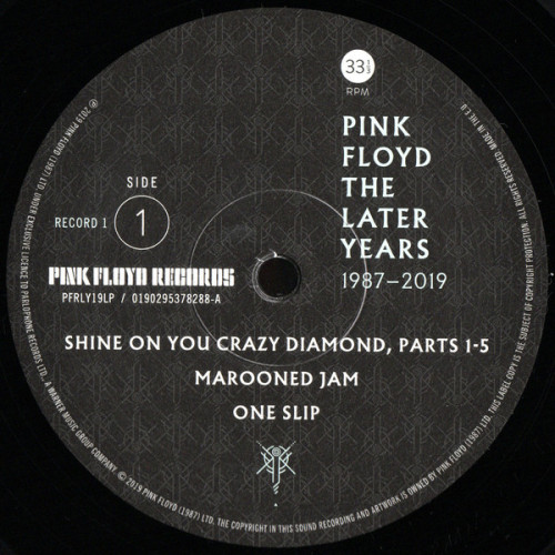 Pink Floyd, The Best Of The Later Years 1987-2019 (180 Gram Black Vinyl/Gatefold/Booklet)