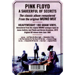 Pink Floyd - A Saucerful Of Secrets (180 Gram Black Vinyl LP)