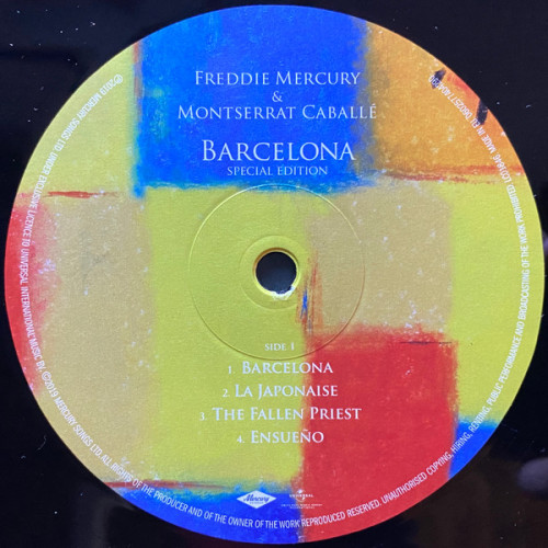  Freddie Mercury, Montserrat Caballe, Barcelona (The Greatest/1LP)
