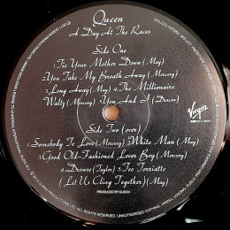 QUEEN - A DAY AT THE RACES (180 GR)