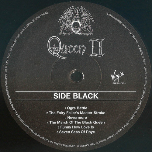 Виниловая пластинка Queen - Queen II (180 Gram Black Vinyl LP)