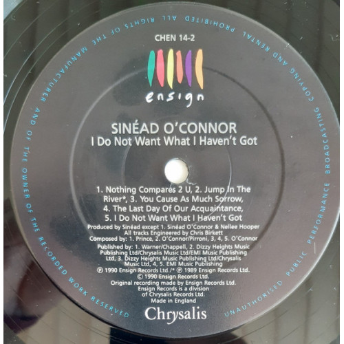 Виниловая пластинка Sinead O'Connor / I Do Not Want What I Haven't Got (1LP)