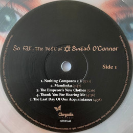 Sinéad O'Connor – So Far…The Best Of Sinéad O'Connor