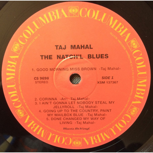 Taj Mahal — NATCHL BLUES (LP)