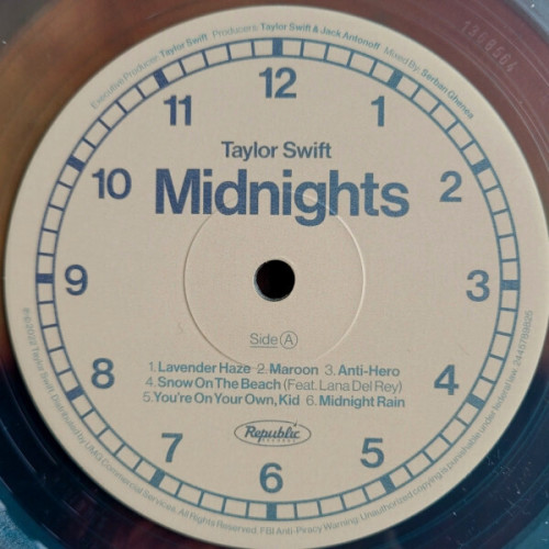 Taylor Swift - Midnights (Moonstone Blue Marbled) LP