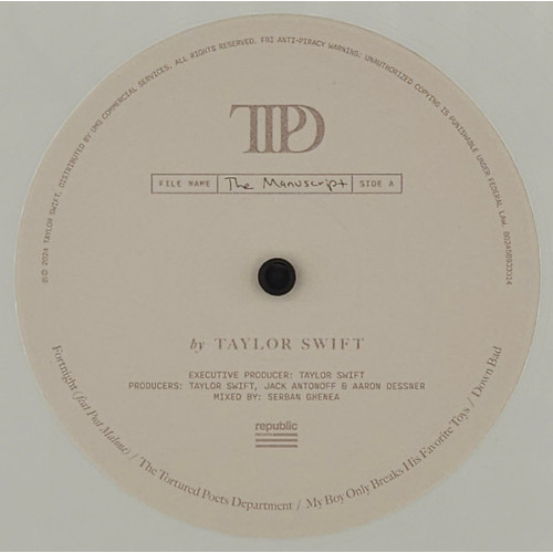 Виниловая пластинка Taylor Swift / The Tortured Poets Department (coloured) (2LP)
