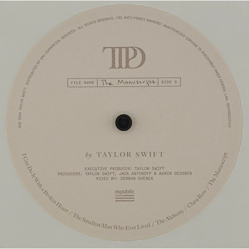 Виниловая пластинка Taylor Swift / The Tortured Poets Department (coloured) (2LP)